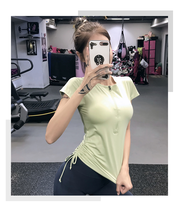 スポーツTシャツ サイドシェイプ ランニングウェア