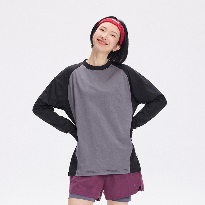 スポーツTシャツ 吸汗速乾長袖スポーツシャツ男女兼用全６色