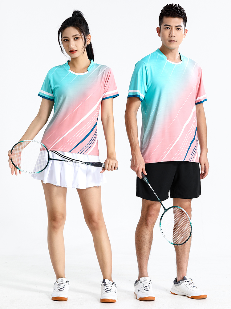 スポーツTシャツ バトミントン 情熱のラケットウェア