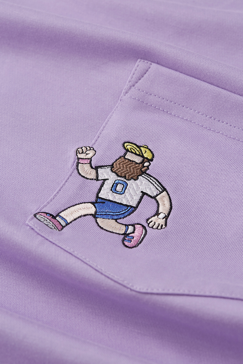 スポーツTシャツ メンズ春夏新作刺繍入り半袖運動着全5色