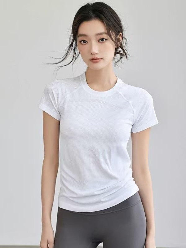 スポーツTシャツ 吸汗速乾レディース半袖ラグランスポーツシャツ