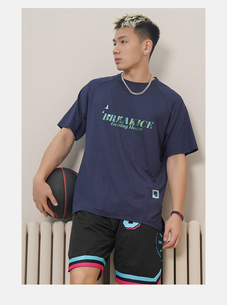 スポーツTシャツ 南国リゾートバスケットウェア