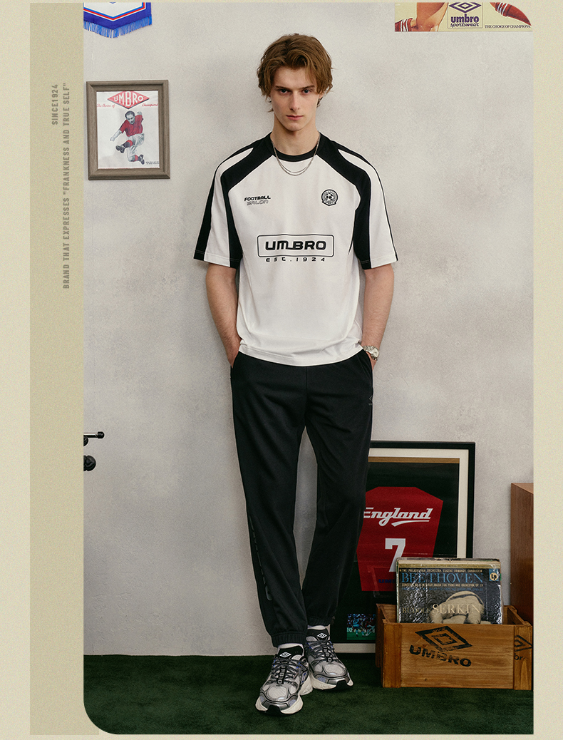 スポーツTシャツ レトロスタイルサッカーユニフォーム