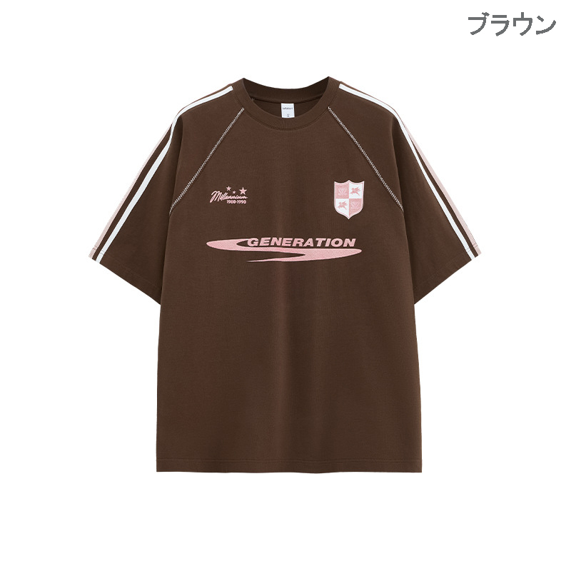 スポーツTシャツ 男女兼用サッカー風半袖ティーシャツ全4色