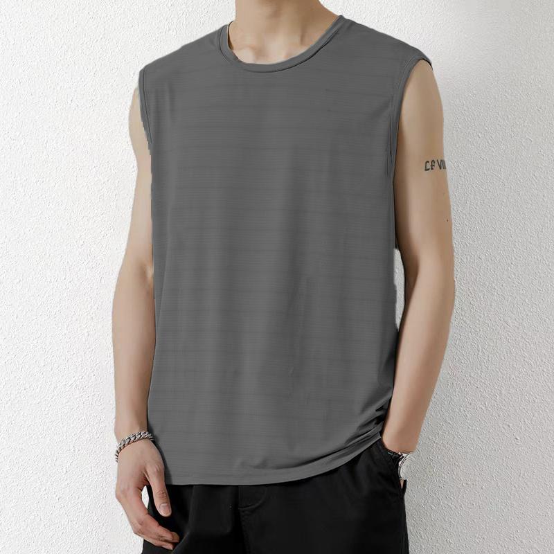 スポーツTシャツ 速乾ノースリーブ バスケット練習着
