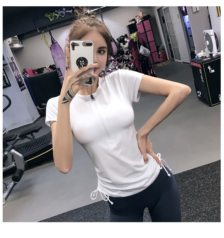 スポーツTシャツ サイドシェイプ ランニングウェア