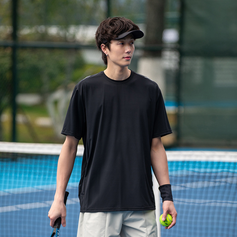 スポーツTシャツ さらり快適バドミントンシャツ