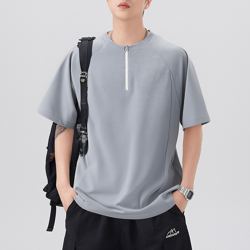 スポーツTシャツ ランニングハーフジップ 爽快ランナー