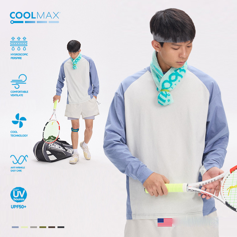 スポーツTシャツ 吸汗速乾長袖スポーツシャツ男女兼用全６色