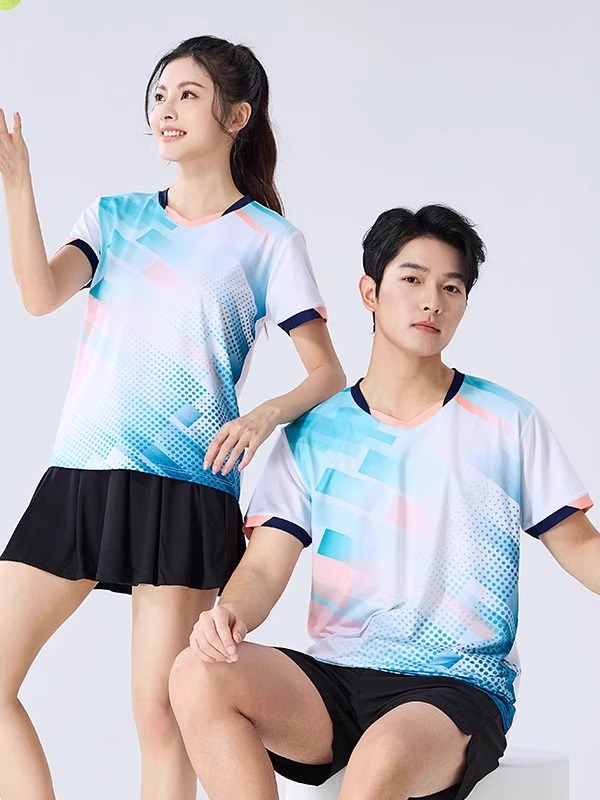 スポーツTシャツ 光速スマッシュ バドミントンウェア