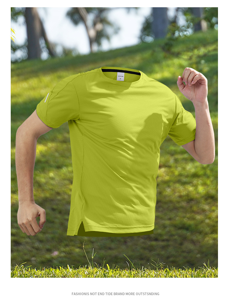 スポーツTシャツ 爽風ドライ 軽快ランニングシャツ