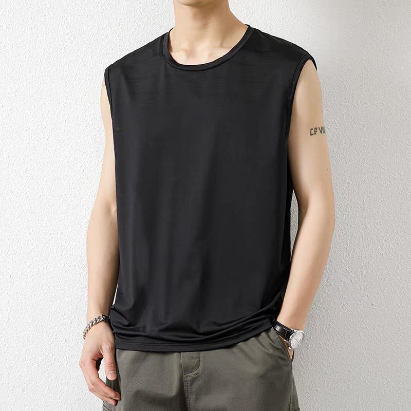 スポーツTシャツ 速乾ノースリーブ バスケット練習着