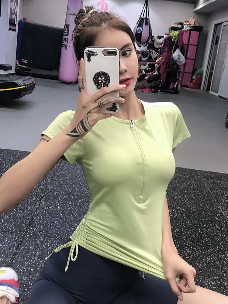 スポーツTシャツ サイドシェイプ ランニングウェア