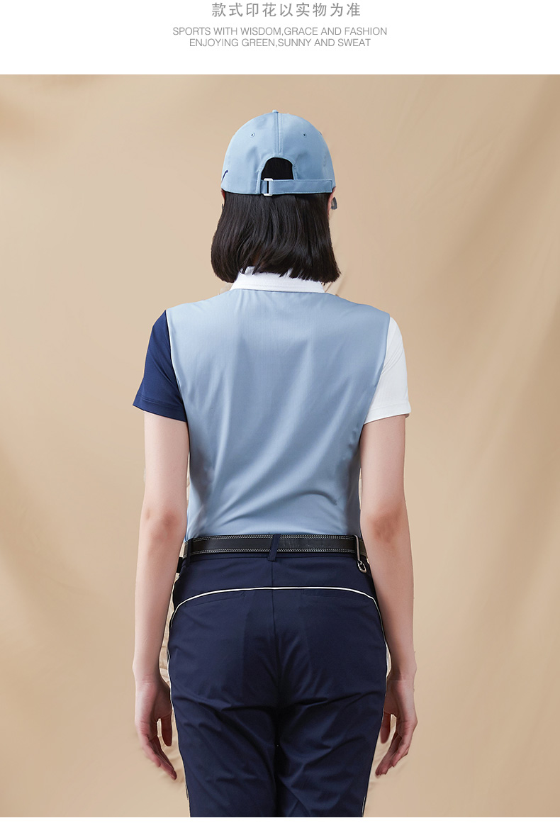 スポーツTシャツ 優雅さと機能性の融合ポロシャツ