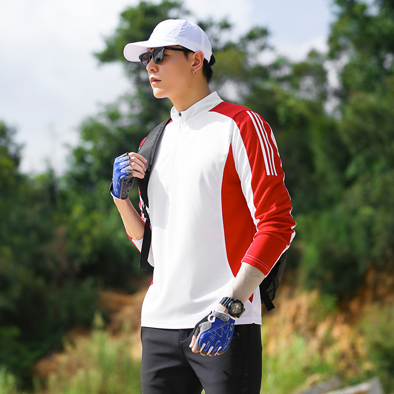 スポーツTシャツ ハイマウント ハーフジップ 登山ウェア
