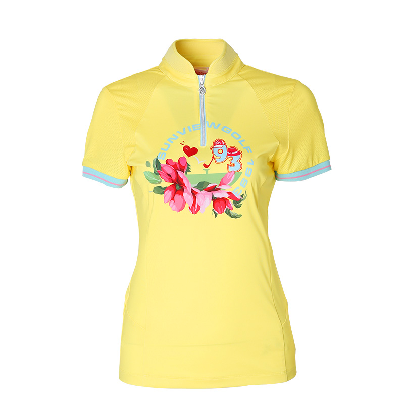 スポーツTシャツ ゴルフ 花鳥風月 ゴルフポロシャツ