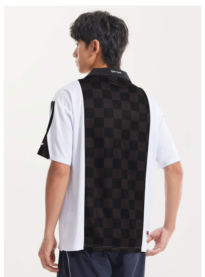 スポーツTシャツ サッカー チェッカーフラッグ ユニフォーム