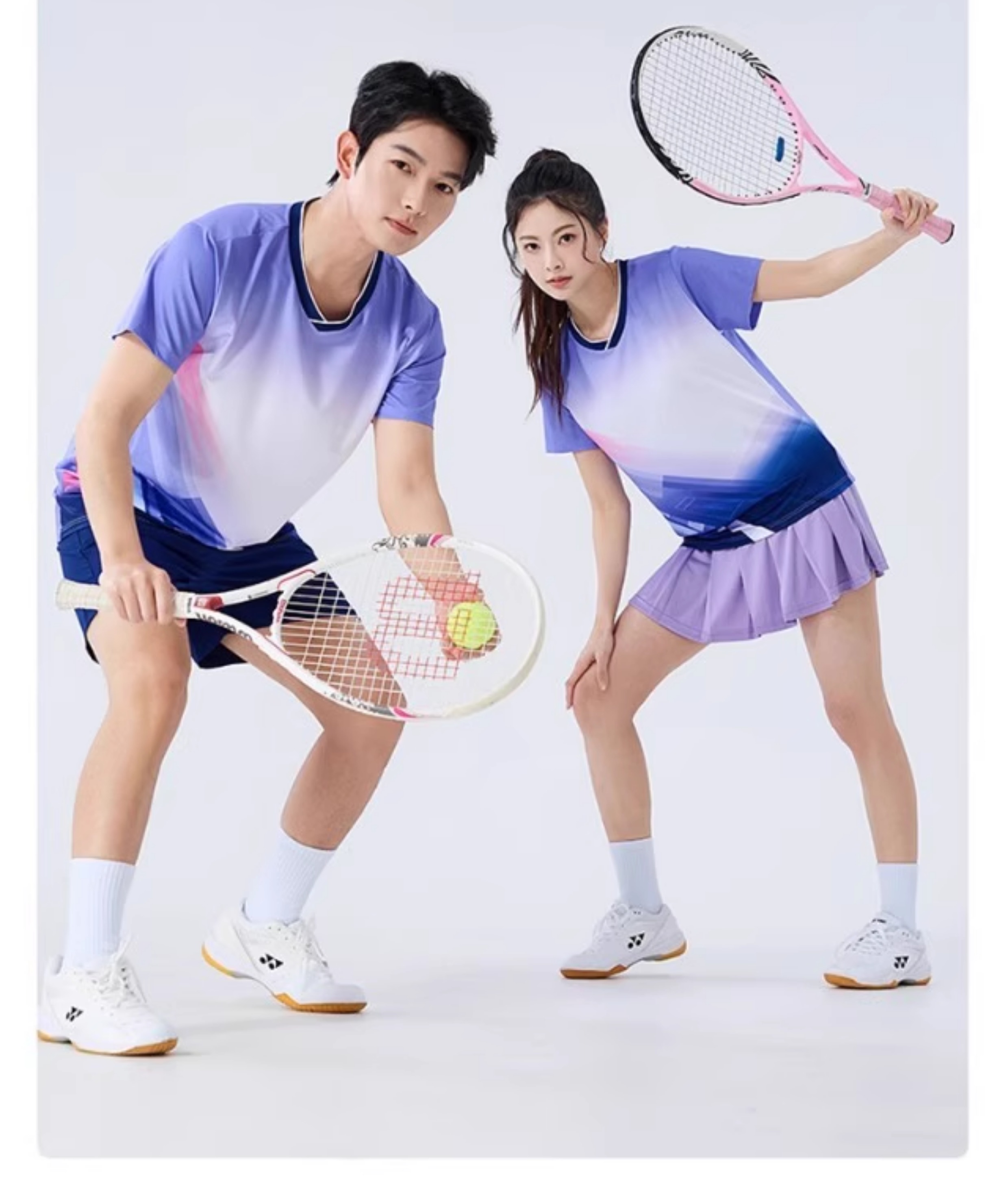 スポーツTシャツ 光速スマッシュ バドミントンウェア