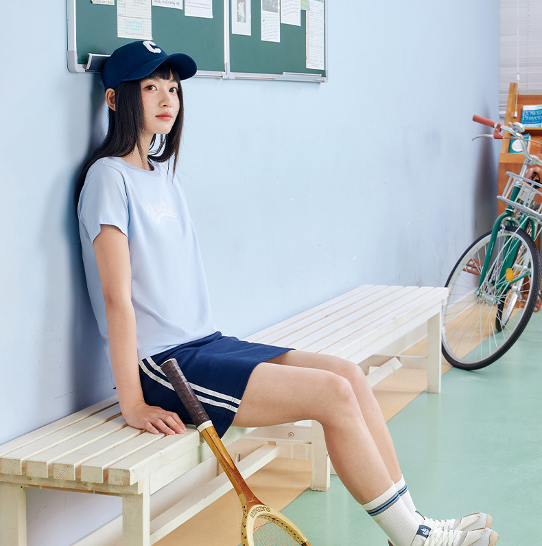 スポーツTシャツ 活力部 バドミントン半袖ウェア