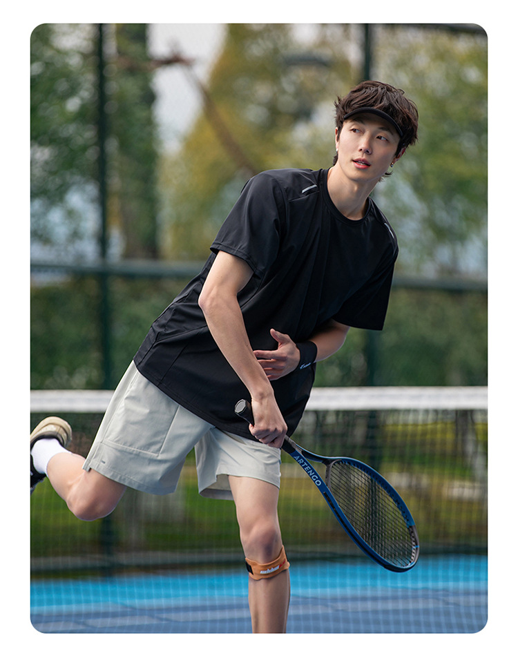 スポーツTシャツ さらり快適バドミントンシャツ