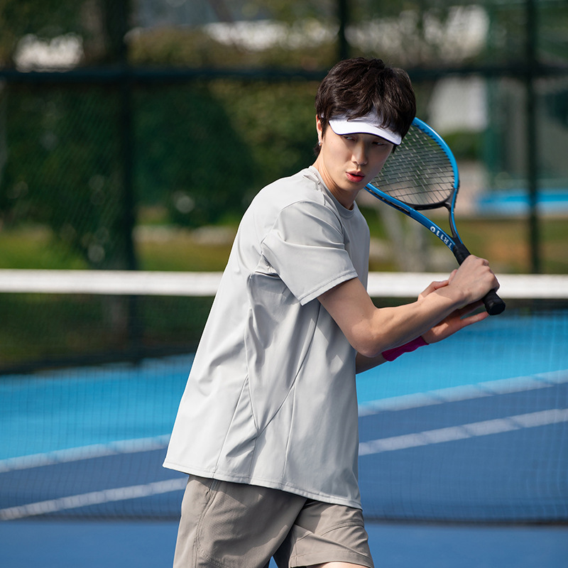 スポーツTシャツ さらり快適バドミントンシャツ