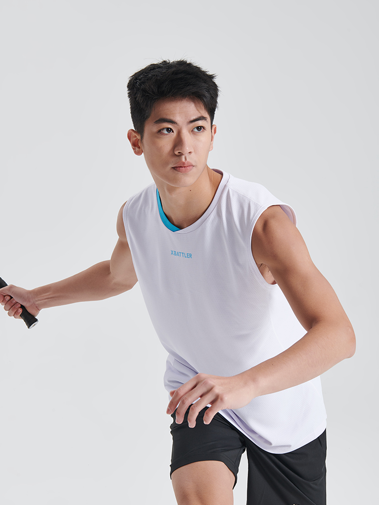 スポーツTシャツ 爽快シャトル ノースリーブシャツ