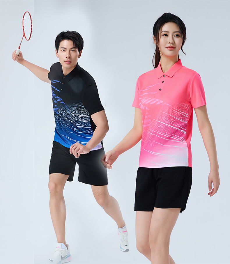 スポーツTシャツ バトミントン 翔舞ポロシャツ バドミントン競技用