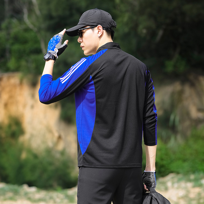 スポーツTシャツ ハイマウント ハーフジップ 登山ウェア