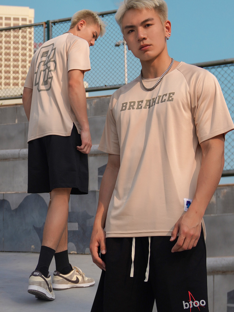 スポーツTシャツ 破氷者 バスケットボール速乾シャツ