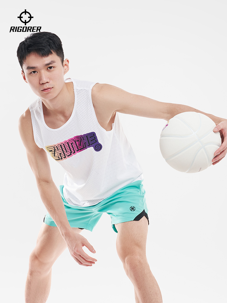 スポーツTシャツ 光跡メッシュタンクトップ