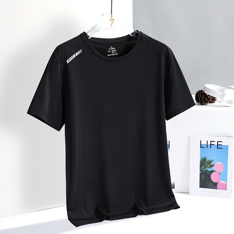 スポーツTシャツ さらり快適ランニング半袖シャツ