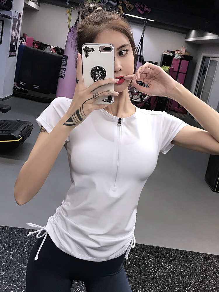スポーツTシャツ サイドシェイプ ランニングウェア