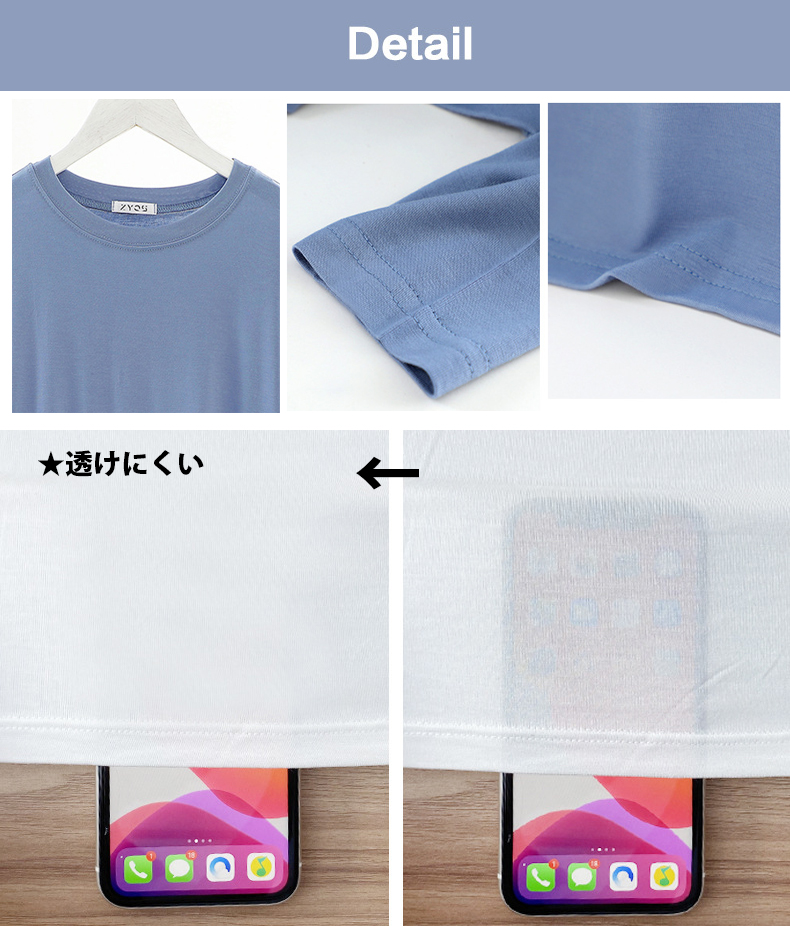 スポーツTシャツ スポーツ対応 ストレスフリー長袖シャツ ランニング ヨガ 9色展開