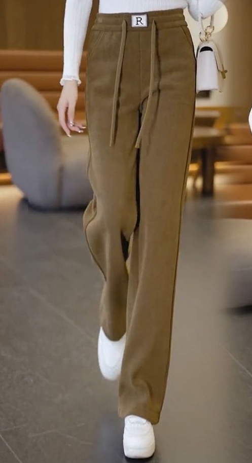ストレートパンツ ストレートワイドコーデュロイパンツ