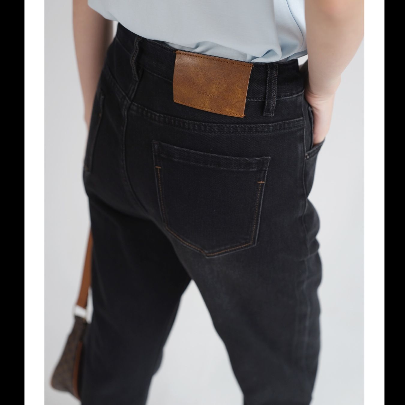 ストレートパンツ すっきりシルエット ベーシックデニム