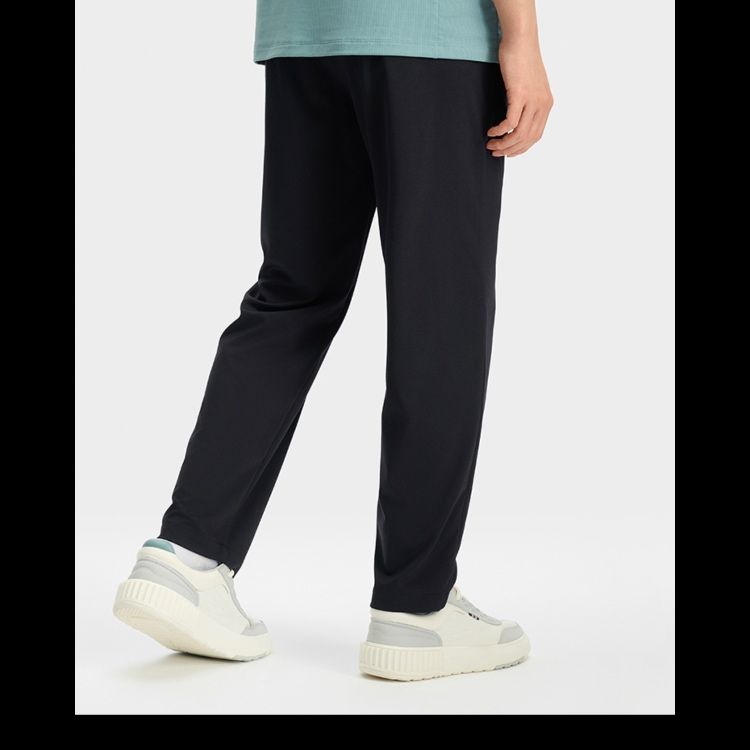  ストレートパンツ すっきりシルエット快適パンツ