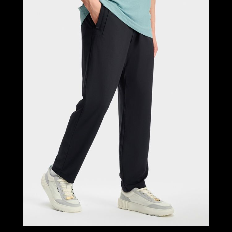  ストレートパンツ すっきりシルエット快適パンツ