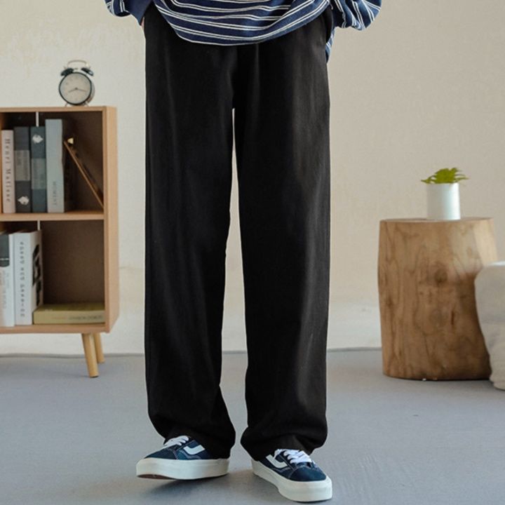 ストレートパンツ ゆったりシルエット 快適チノパンツ