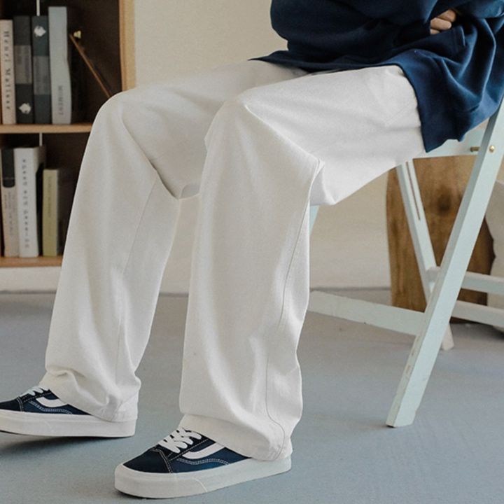 ストレートパンツ ゆったりシルエット 快適チノパンツ