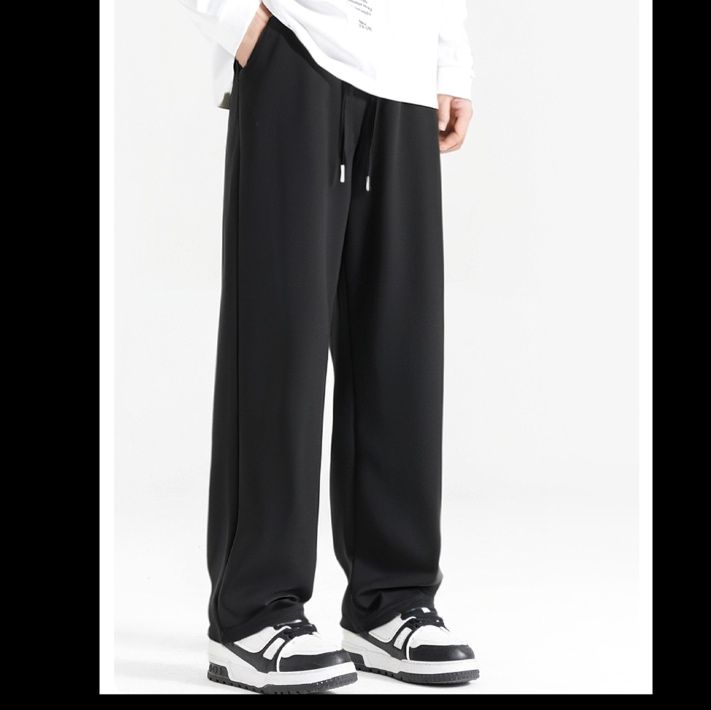 ストレートパンツ 洗練ゆったりストレートスウェット