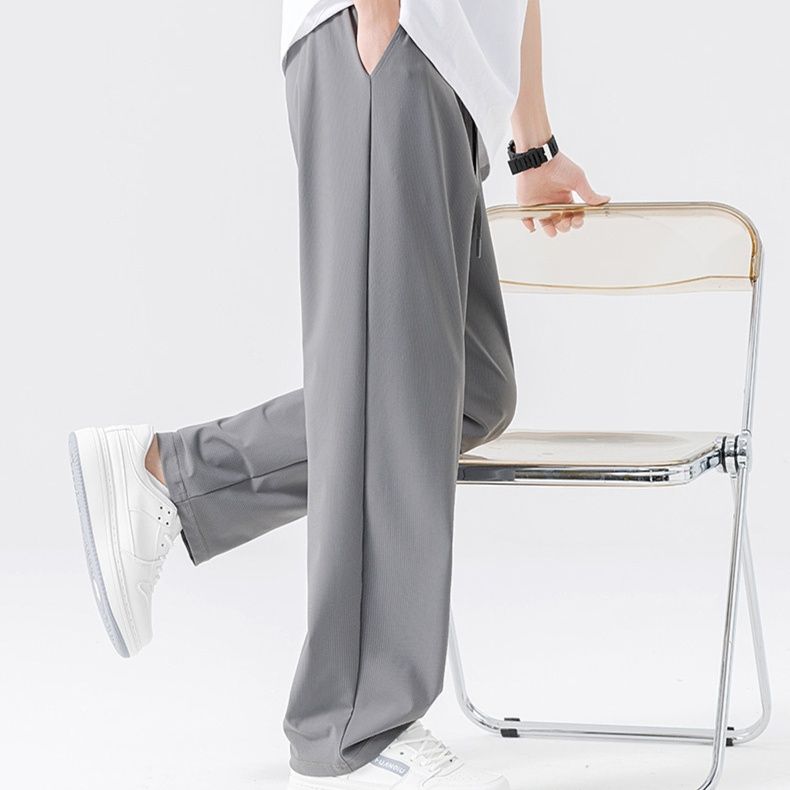 ストレートパンツ すっきりシルエット リラックスパンツ