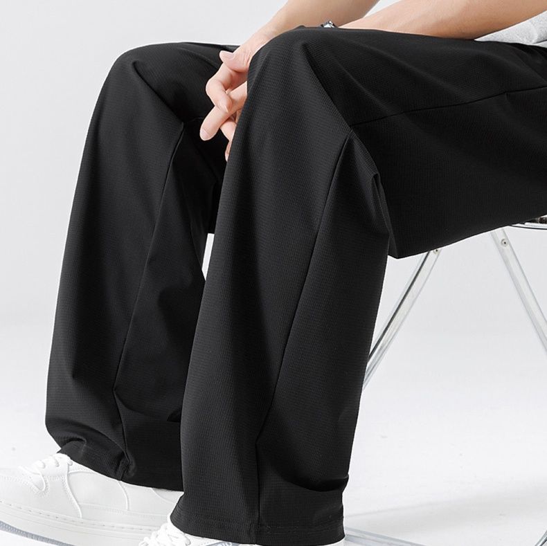 ストレートパンツ すっきりシルエット リラックスパンツ