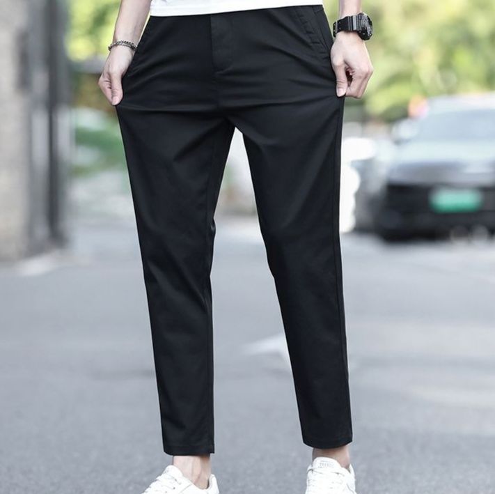 ストレートパンツ きれいめシルエット上質スラックス