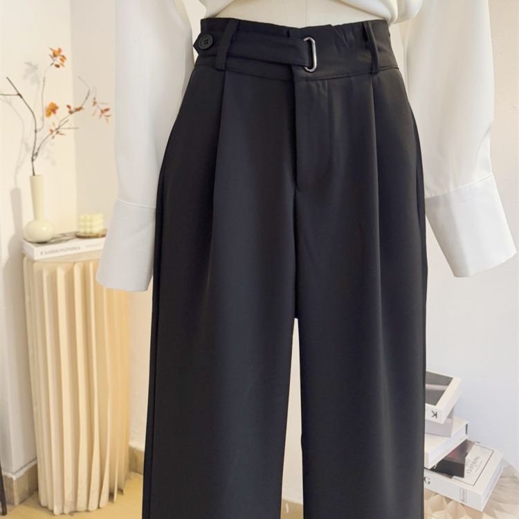 ストレートパンツ 上質サイドアジャストスラックス
