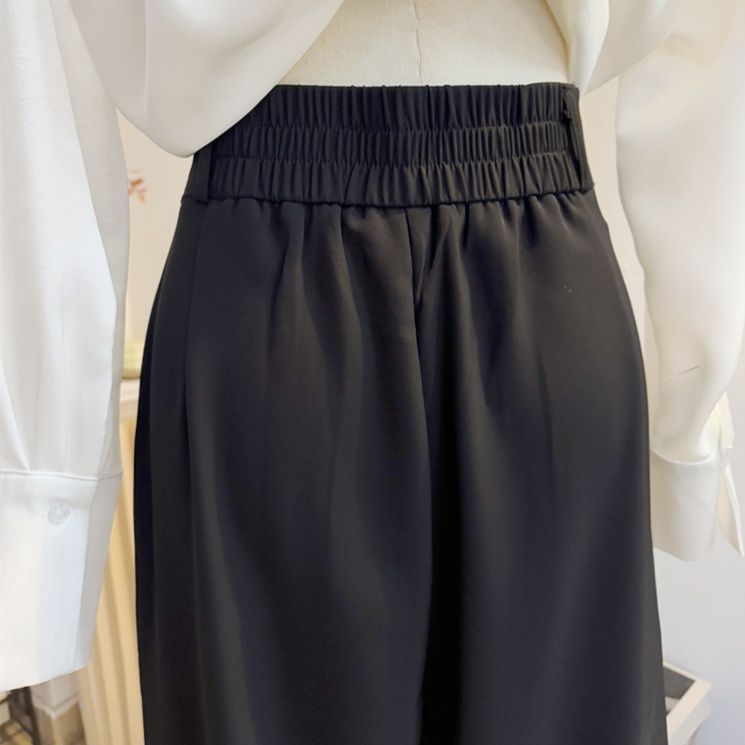 ストレートパンツ 上質サイドアジャストスラックス