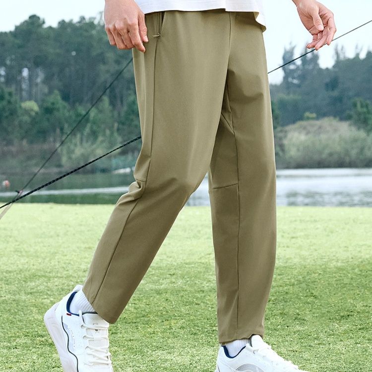 ストレートパンツ 快適さらり ストレートストレッチパンツ