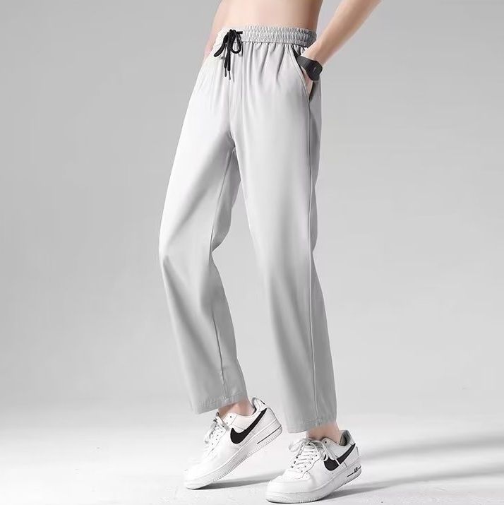 ストレートパンツ ドレープ感ゆったりストレートパンツ