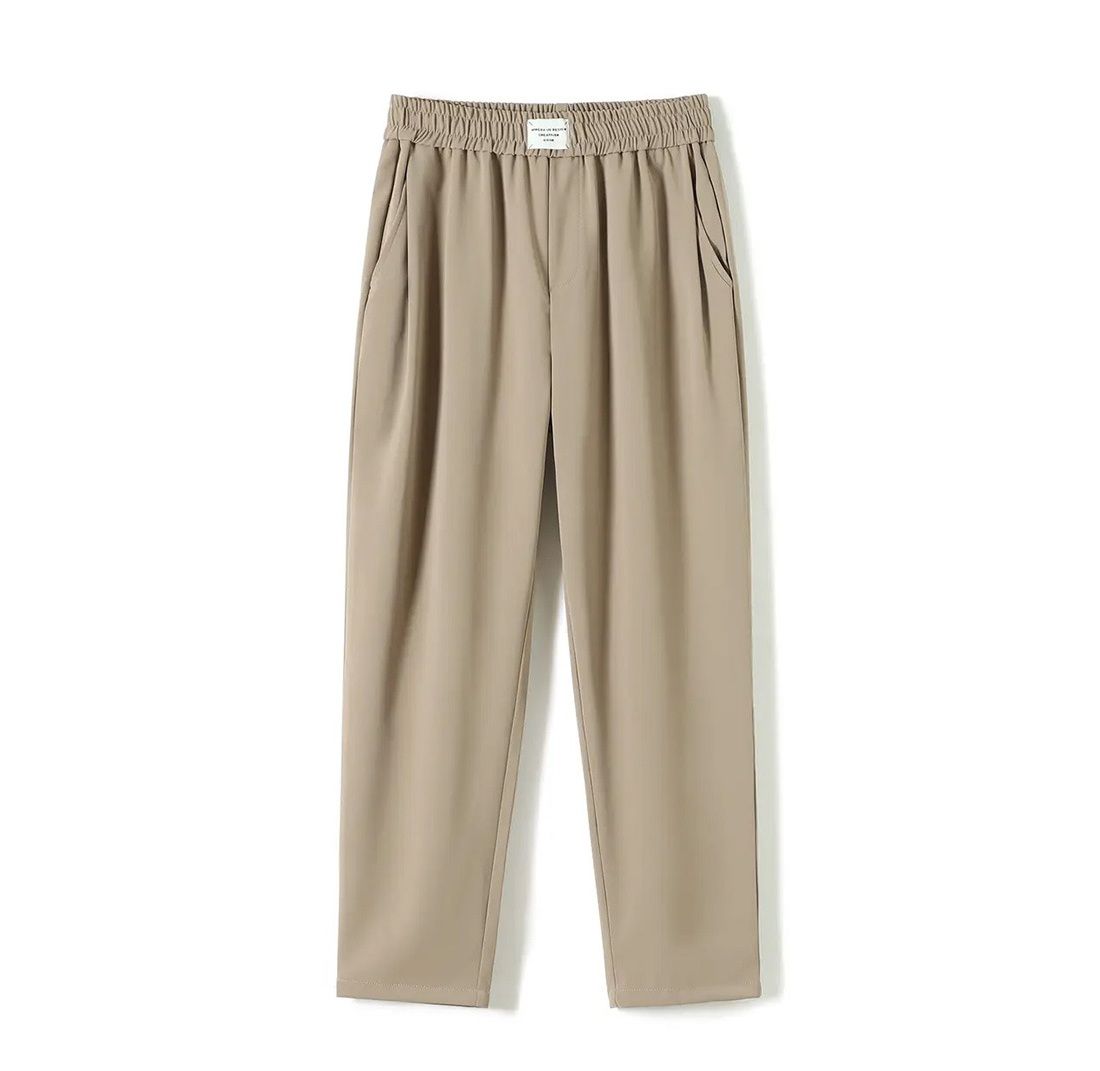 ストレートパンツ シルクタッチ素材 ストレートパンツ スラックス