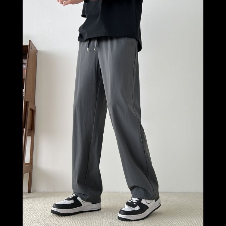 ストレートパンツ リラックスストレートスラックス