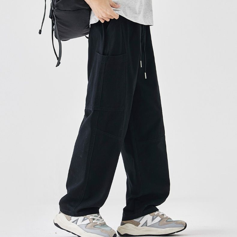 ストレートパンツ 快適ワークストレートスラックス
